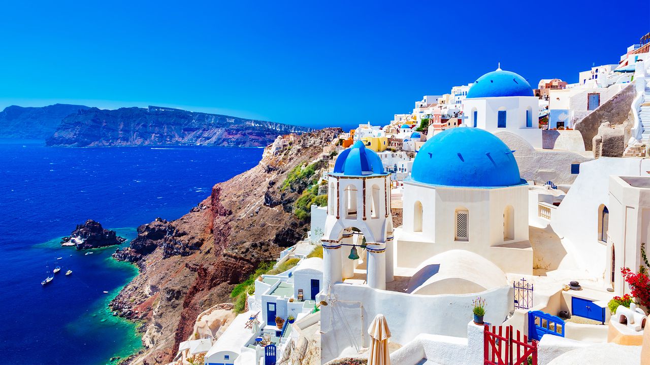 Greek Islands cruise destination view